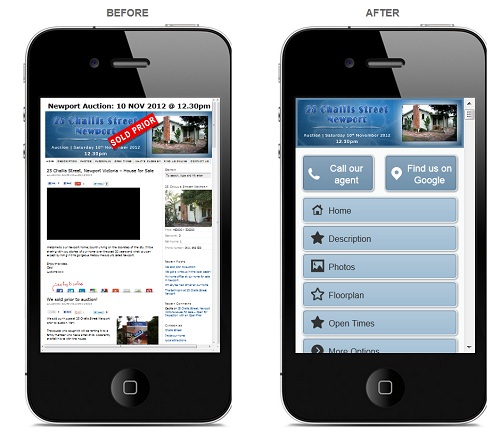 Social Property Selling makes your website mobile ready